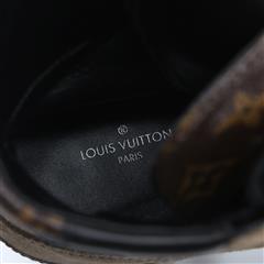 LOUIS VUITTON 1A4XYG Laureate Desert Monogram Boot Women Boots Sz 38